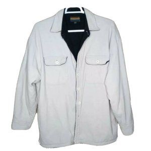 Burnside Corduroy Shacket Jacket   Sherpa